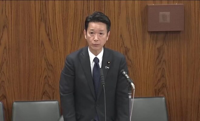 参議院の政治倫理審査会に長峯誠議員出席　政治不信招き謝罪